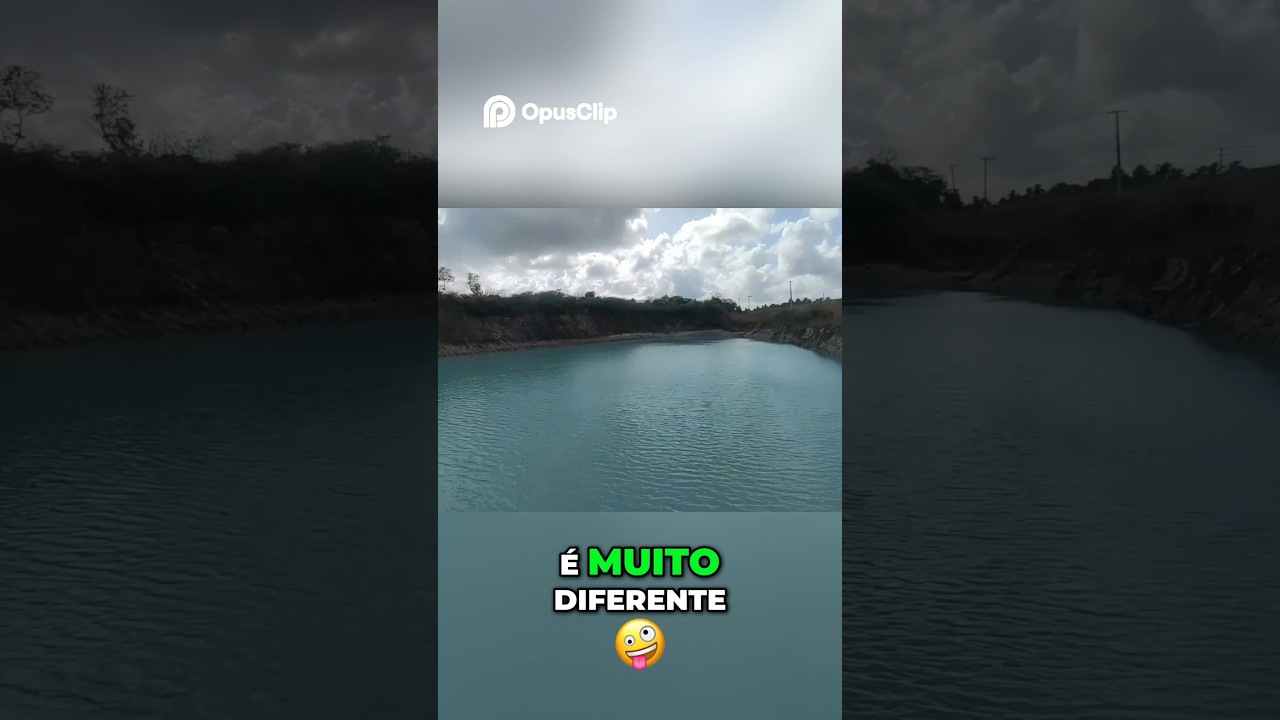 Lago Azul Incr&iacute;vel: &Aacute;gua Transl&uacute;cida na Beira da Estrada!