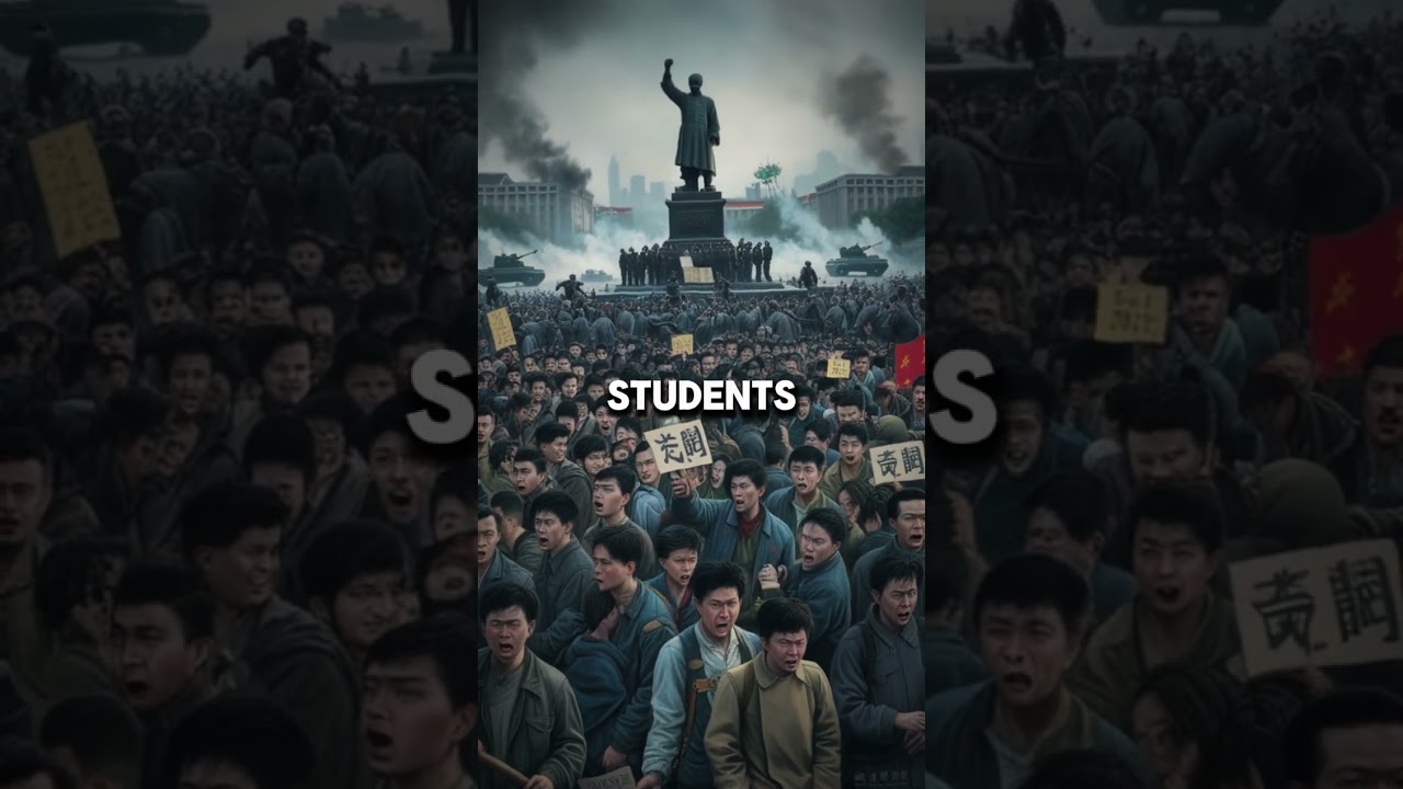The Tiananmen Square Massacre 1989 &ndash; A Tragic Moment in History 🇨🇳#TiananmenSquare #ChineseHistory