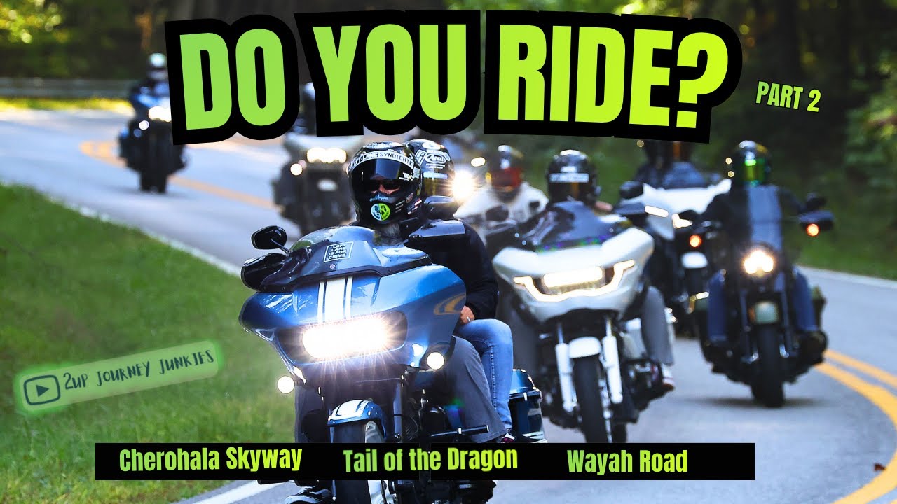 WE RIDE! Cherohala Skyway, Tail of the Dragon & MORE Motorcycle Adventures!