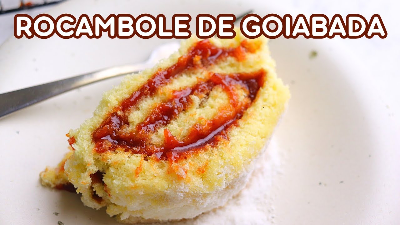 ROCAMBOLE DE GOIABADA FOFINHO - MASSA SUPER SIMPLES!