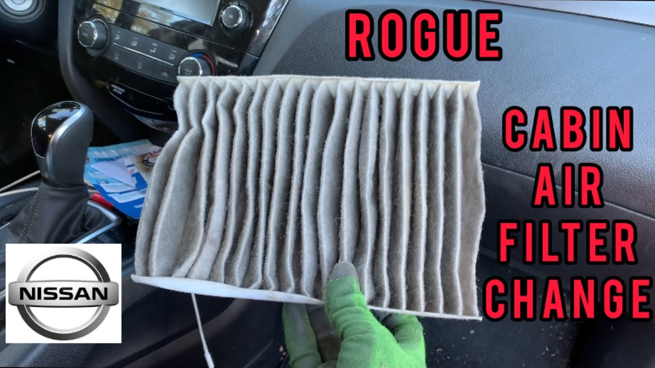 Замена салонного воздушного фильтра на Nissan Rogue Sport 2022 года выпуска.