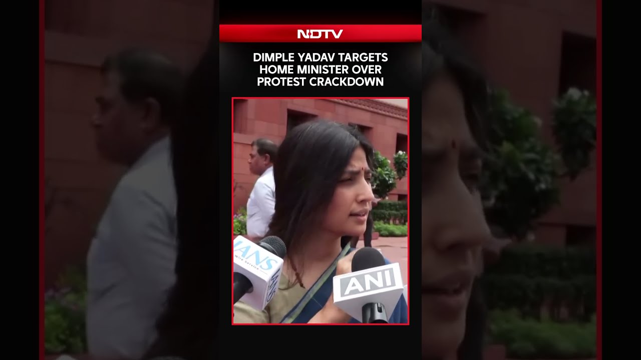 Paper Leak Protest News | Dimple Yadav Demands Home Minister&rsquo;s Resignation Over Protest Crackdown