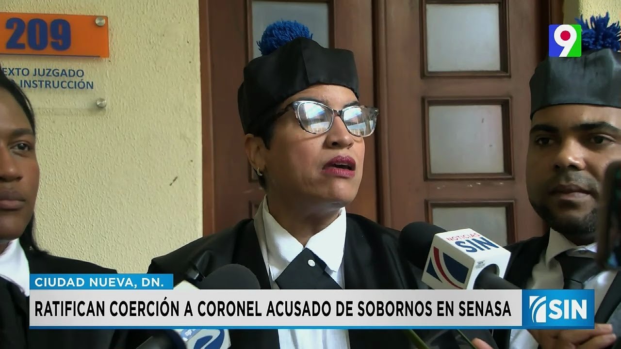 Ratifican coerción a coronel implicado en red de sobornos ligada a Senasa | Primera Emisión SIN