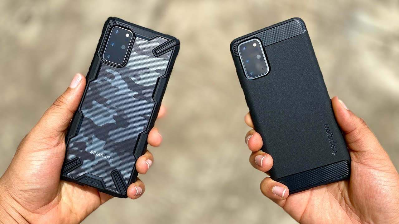 Best Cases for Samsung Galaxy S20 Plus (@Spigen,@CaseologyTV ,@Ringke_Tech )