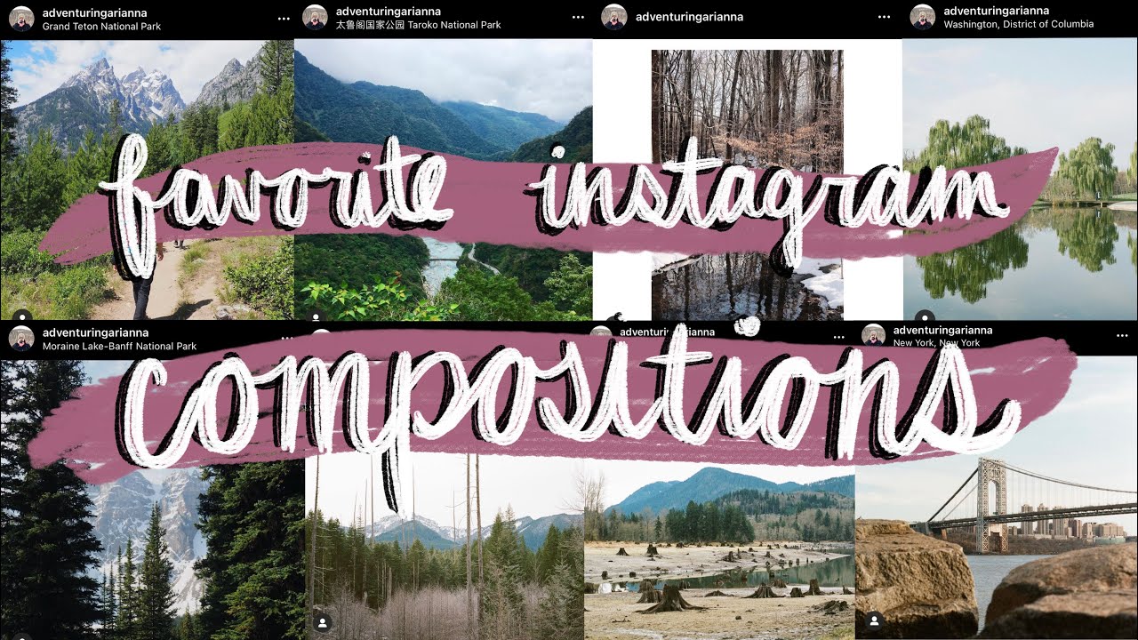 Breaking down compositions from my favorite Instagram posts