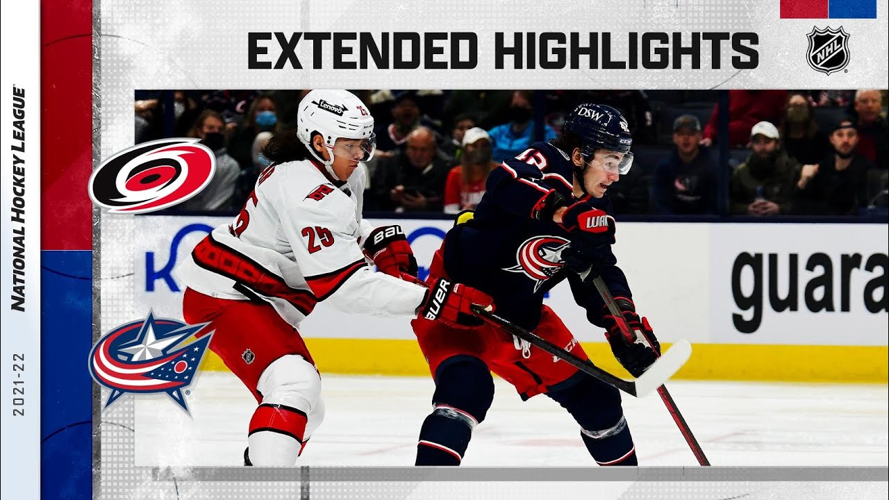 Carolina Hurricanes vs Columbus Blue Jackets Jan 1, 2021 HIGHLIGHTS
