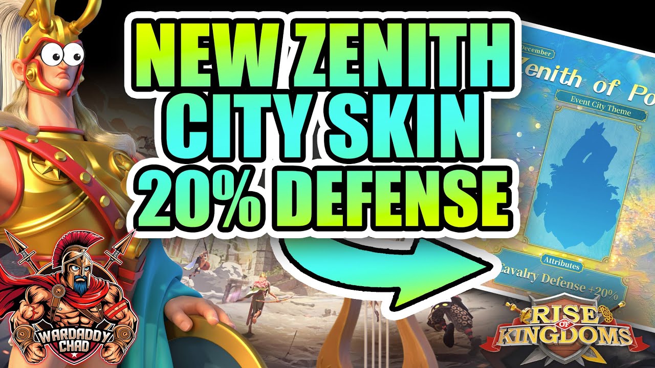 New Zenith City Theme: What Does 20% Cavalry Defense Do - Rise of Kingdoms