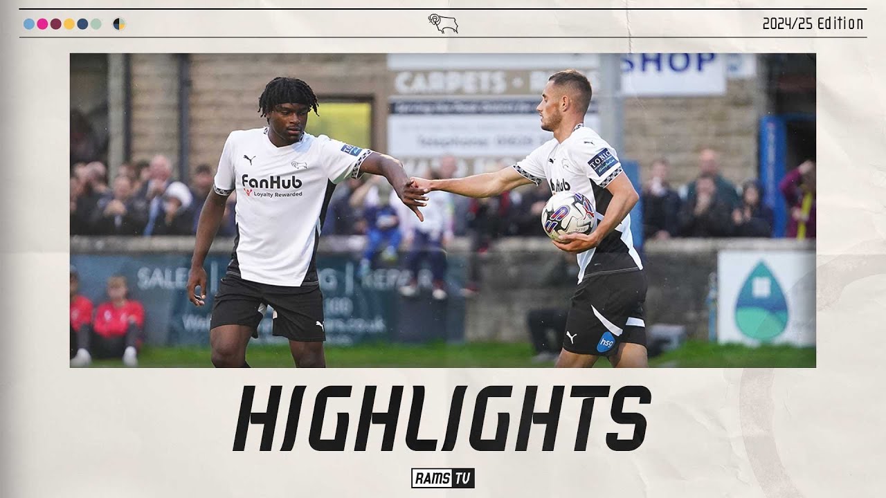 HIGHLIGHTS | Matlock Town Vs Derby County