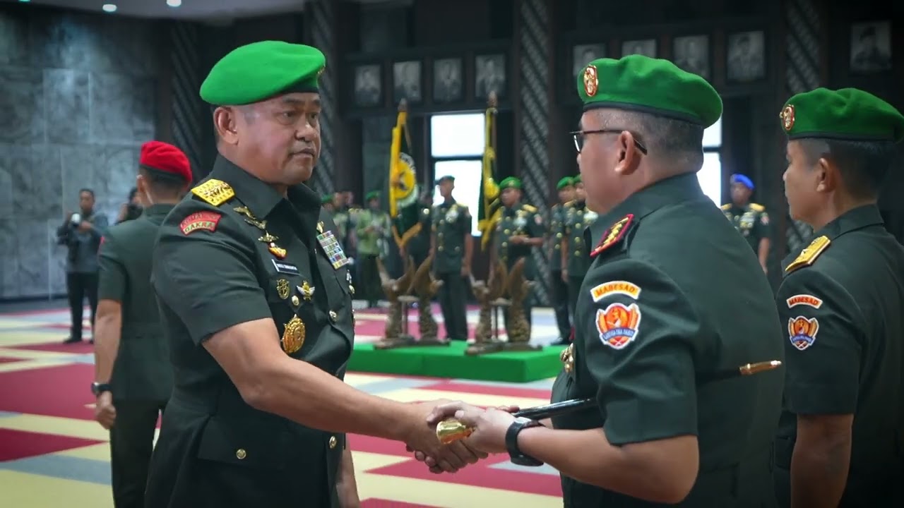 ACARA SERTIJAB PANGDAM IX/UDY, WAKA RSPADGS, KAPUSKESAD, KADISLITBANGAD DAN DANDENMABESAD