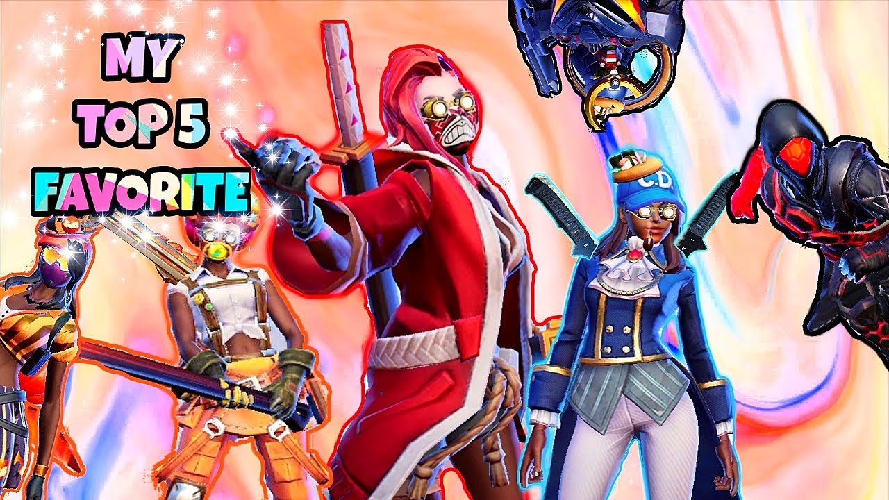 MY TOP 5 BEST FAVORITE Skin Combos (Creative Destruction Season 8)