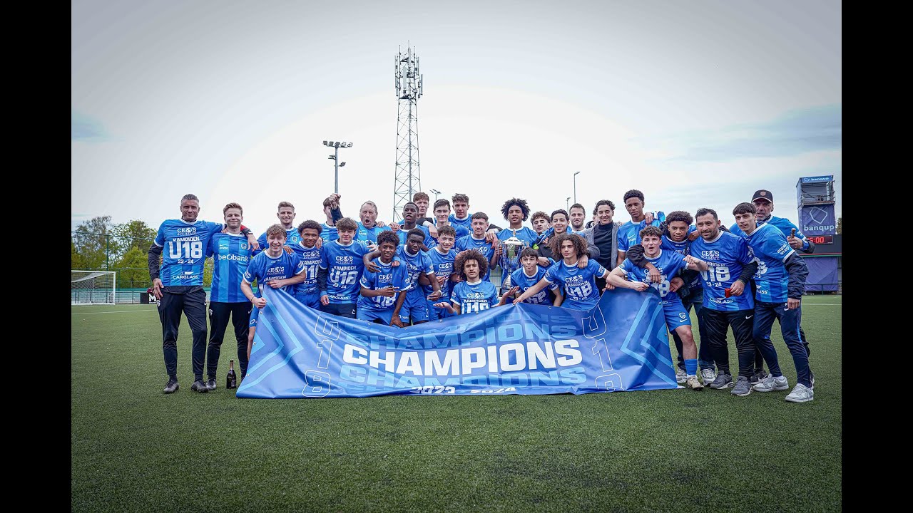 KRC Genk U18 - Champions of Belgium 💙