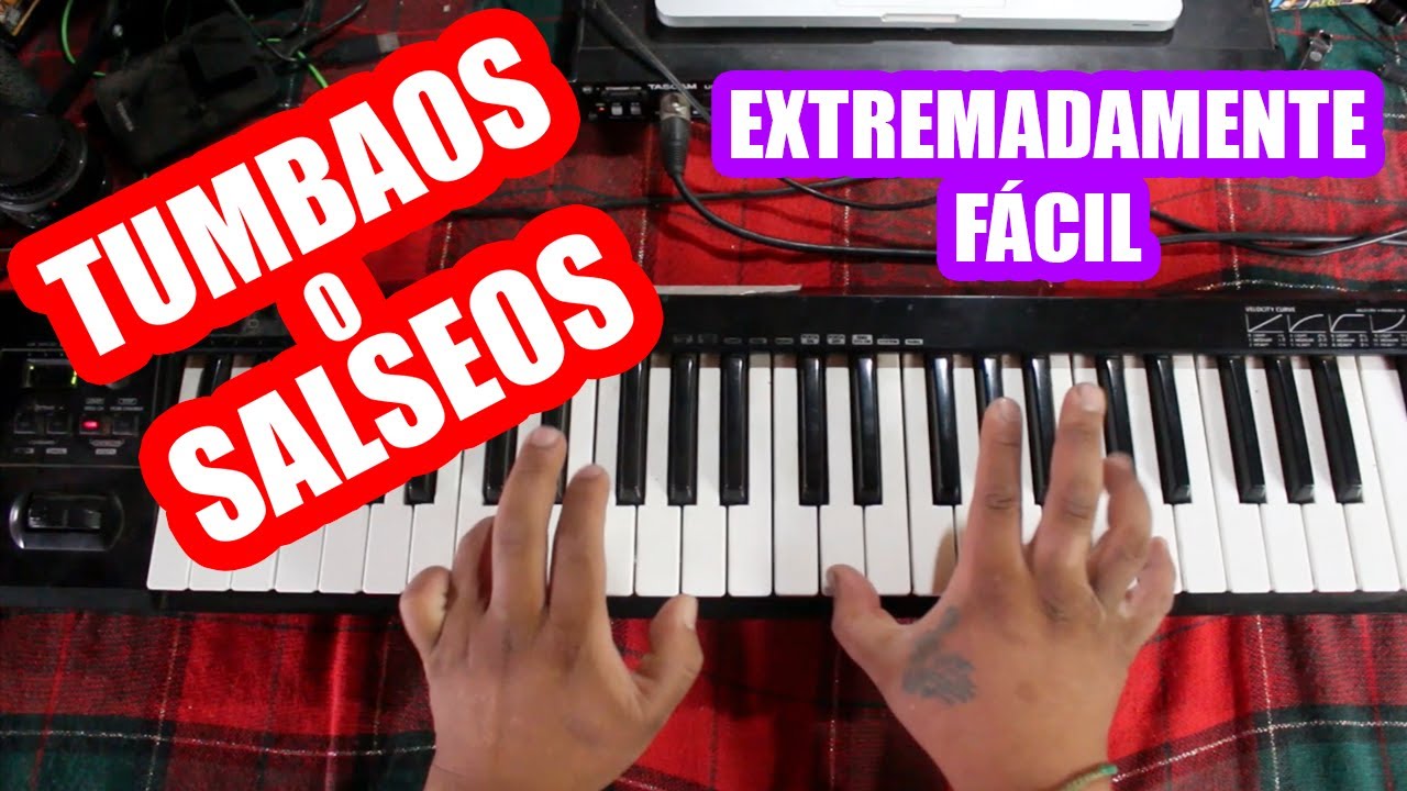 TUMBAOS o SALSEOS en TECLADO (SUPER FÁCIL) tutorial 2021 | EL MÚSICO DE OÍDO