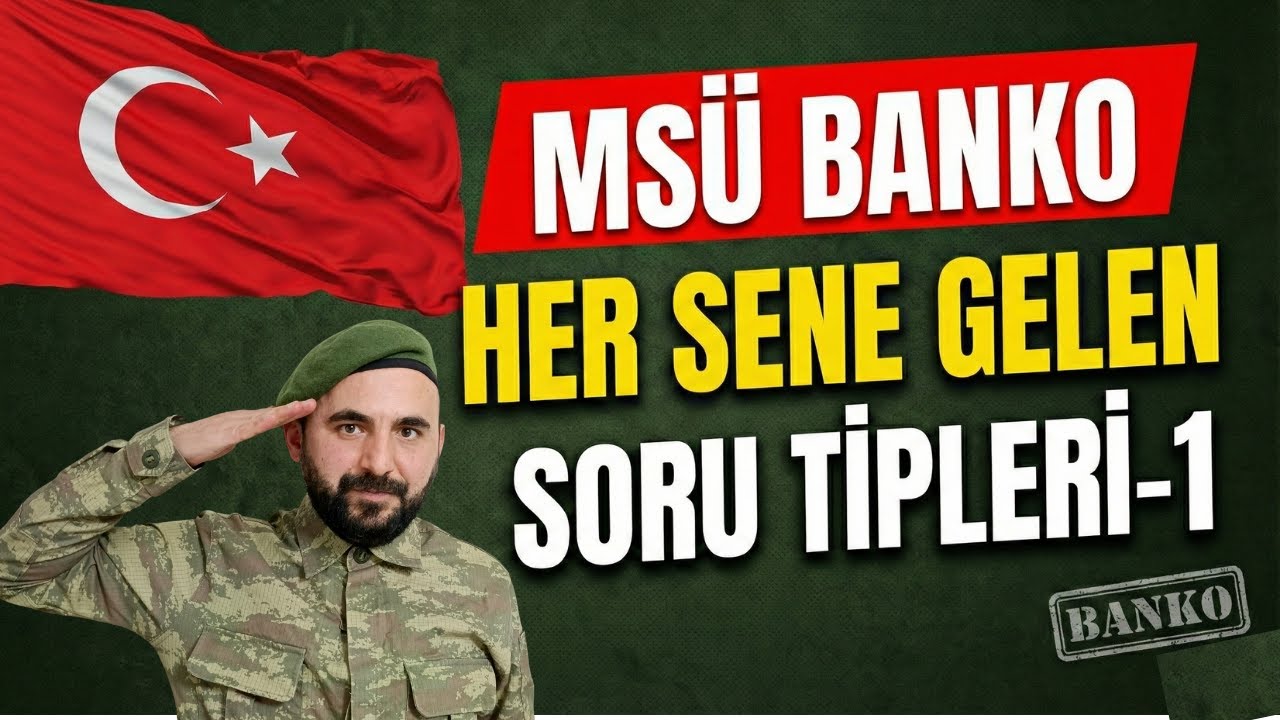 MS&Uuml; Matematik %100 &Ccedil;ıkan BANKO Soru Tipleri-1!|2026 Ms&uuml; matematik son genel tekrar #ms&uuml;2026 #yks2026