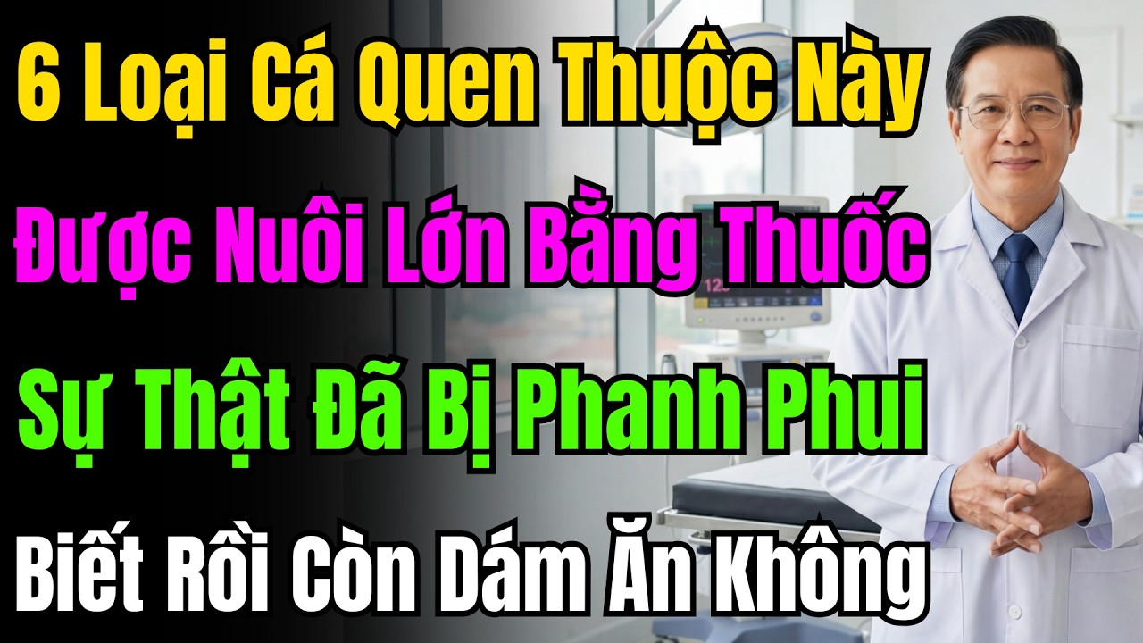 Chủ Trại Cá Tiết Lộ: 6 Loại Cá Này Nuôi Toàn Bằng Thuốc, Biết Rồi Bạn Có Còn Dám Ăn Không?