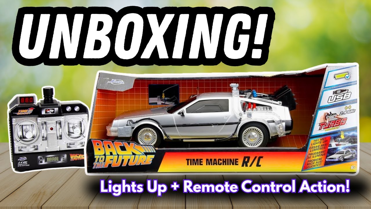 РАСПАКОВКА Ультимативного радиоуправляемого DeLorean! (Светится + Пульт дистанционного управления!)