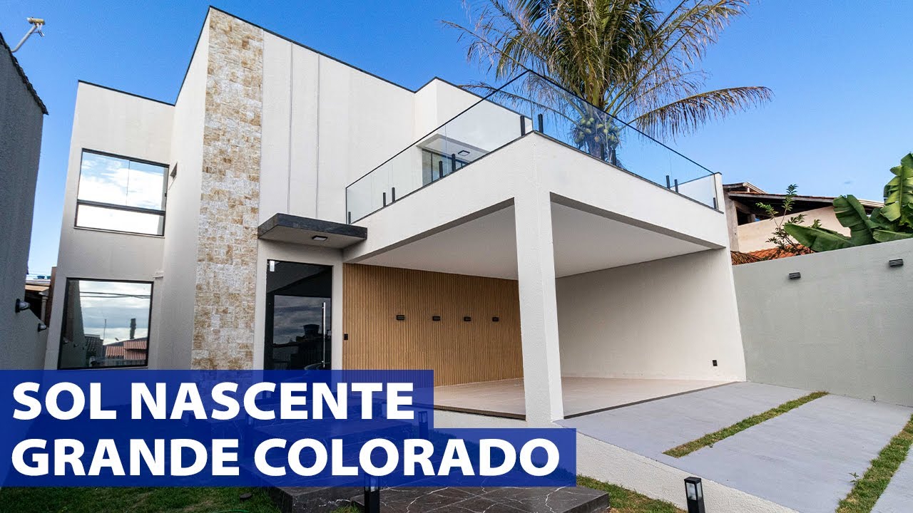Casa Moderna a Venda no Condomínio Sol Nascente - DF 425 - Sobradinho - DF
