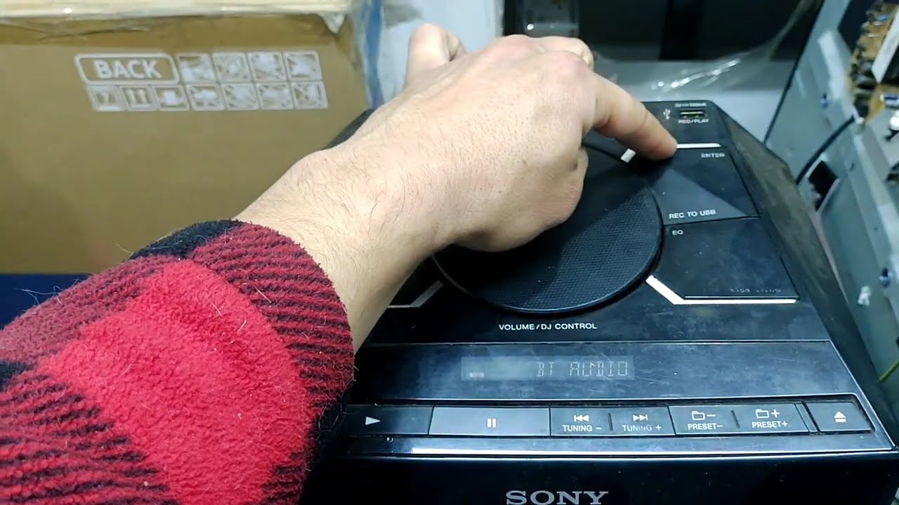 ✅COMO RESETEAR EL EQUIPO SONY Y EMPAREJAR EL BLUETOOTH EN SONY MHC-V4D