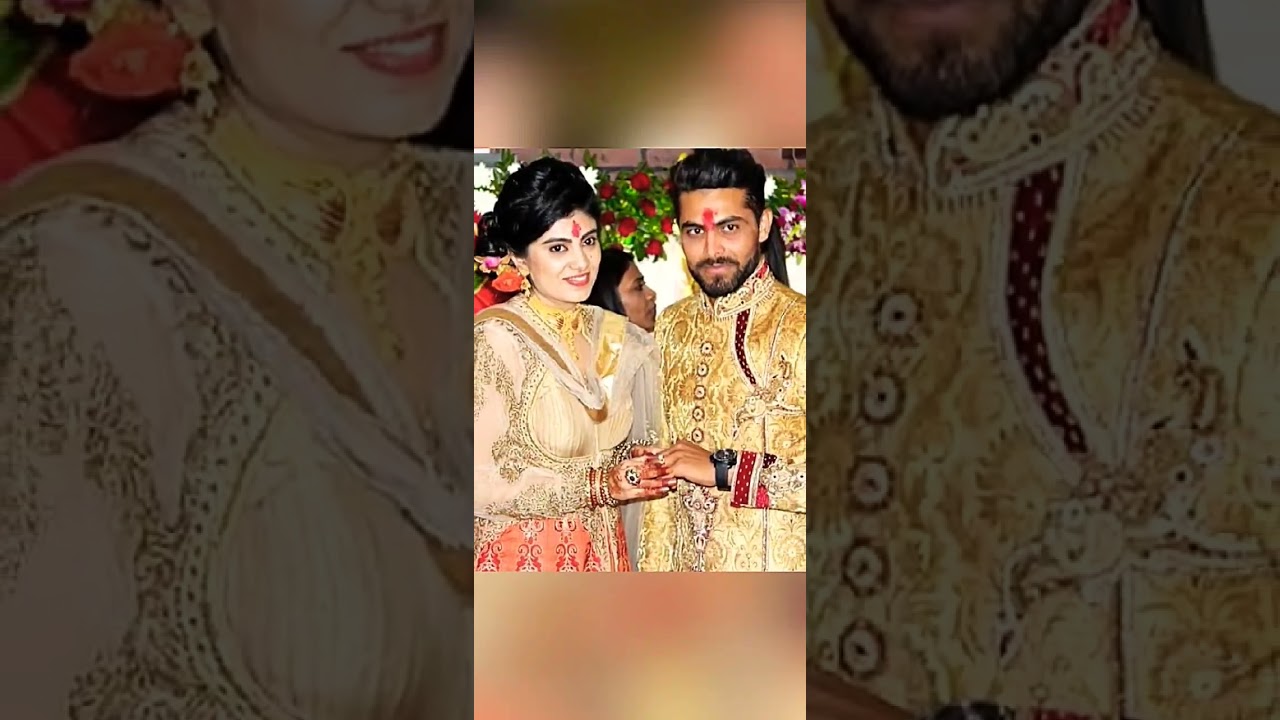 Ravindra Jadeja 💐 Wedding video #shorts #wedding