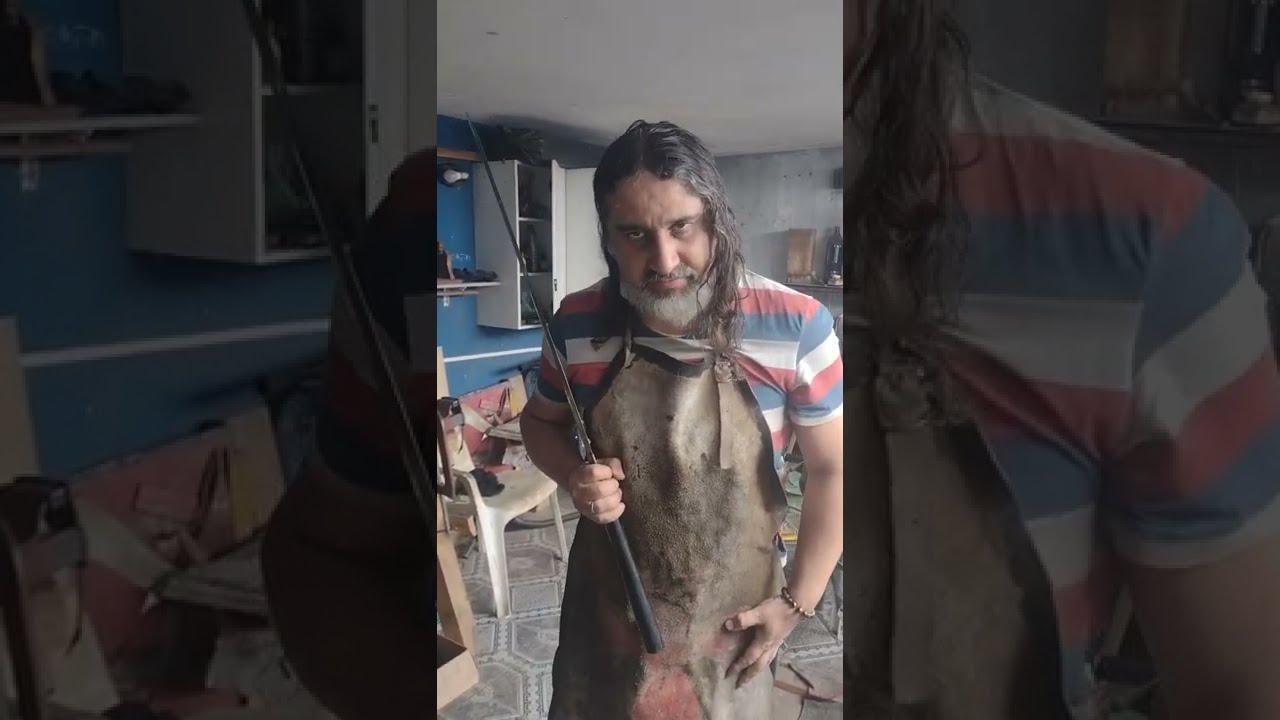 Teste espada Ninja  Shikomizue Especial Montagem em Aço Carbono Himura San