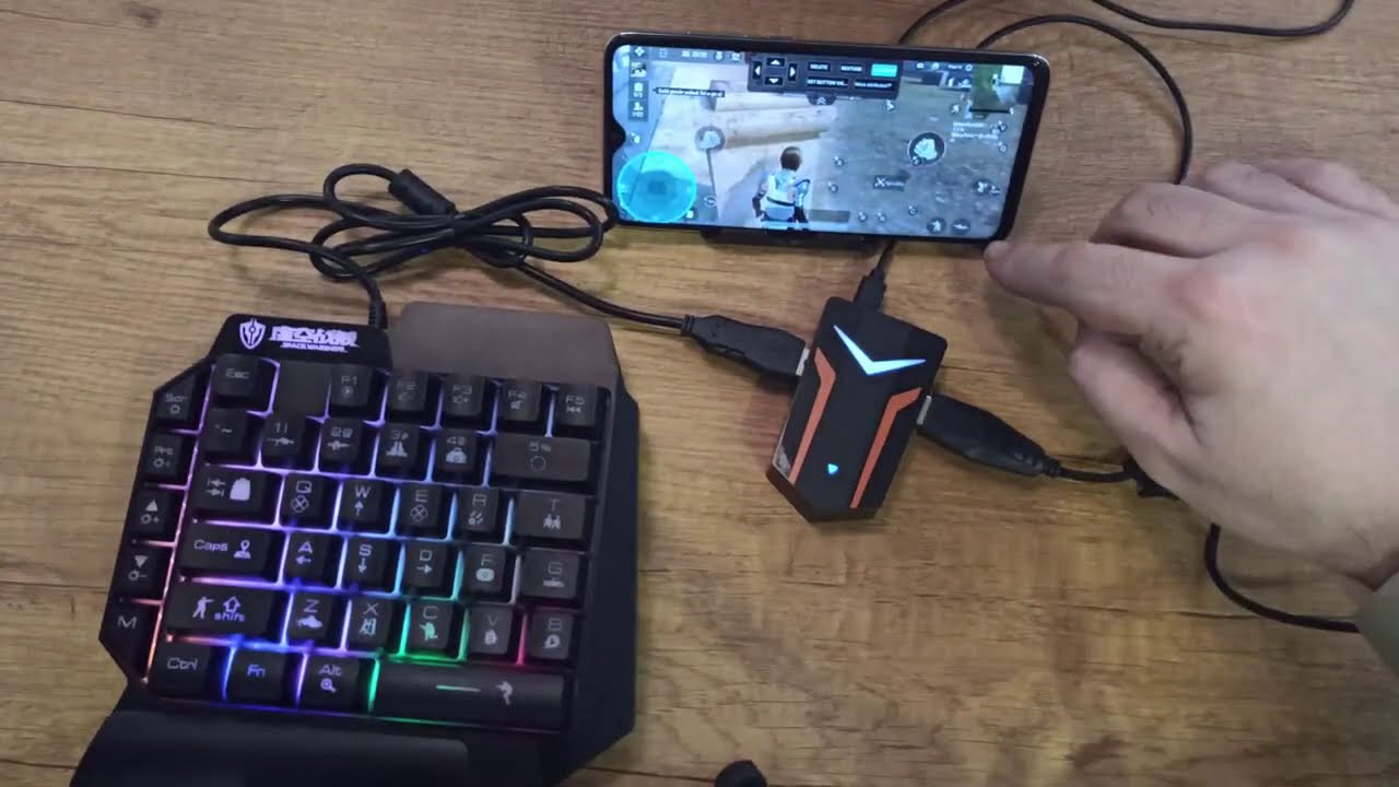 Pubg Oyun Konsolu 3 In1 Klavye Mouse Bağlayıcı Pubg Klavye Mouse Seti inceleme ve kurulum
