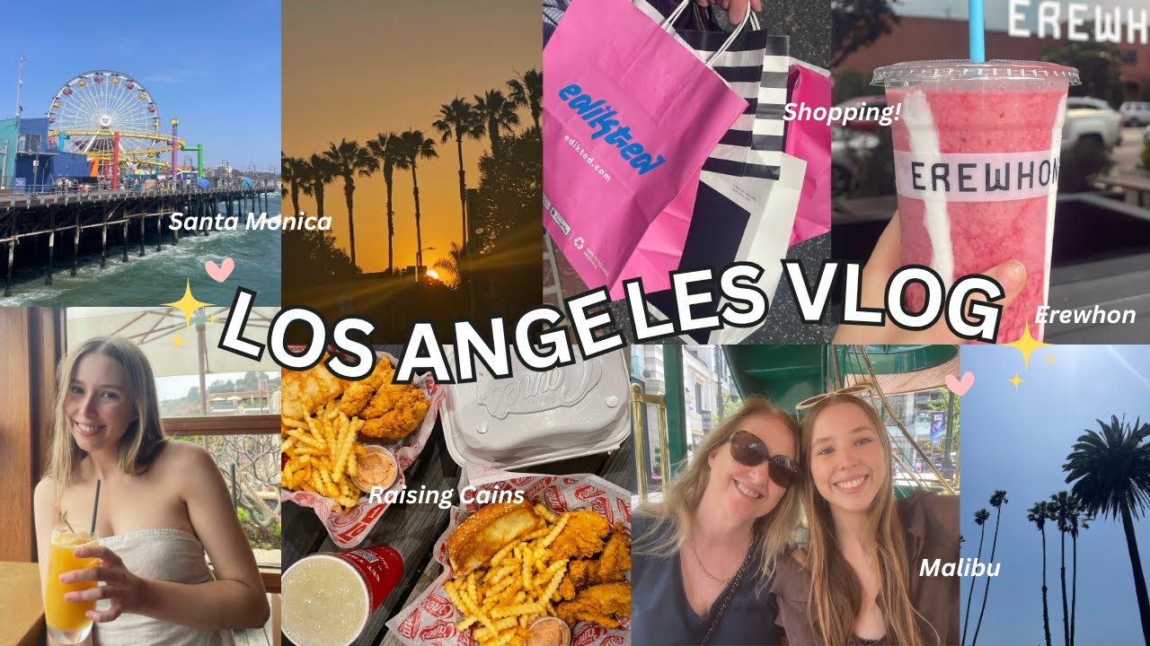 LA VLOG!!! Doing all the viral basic tourist stuff hehe 🇺🇸❤️‍🔥🛫