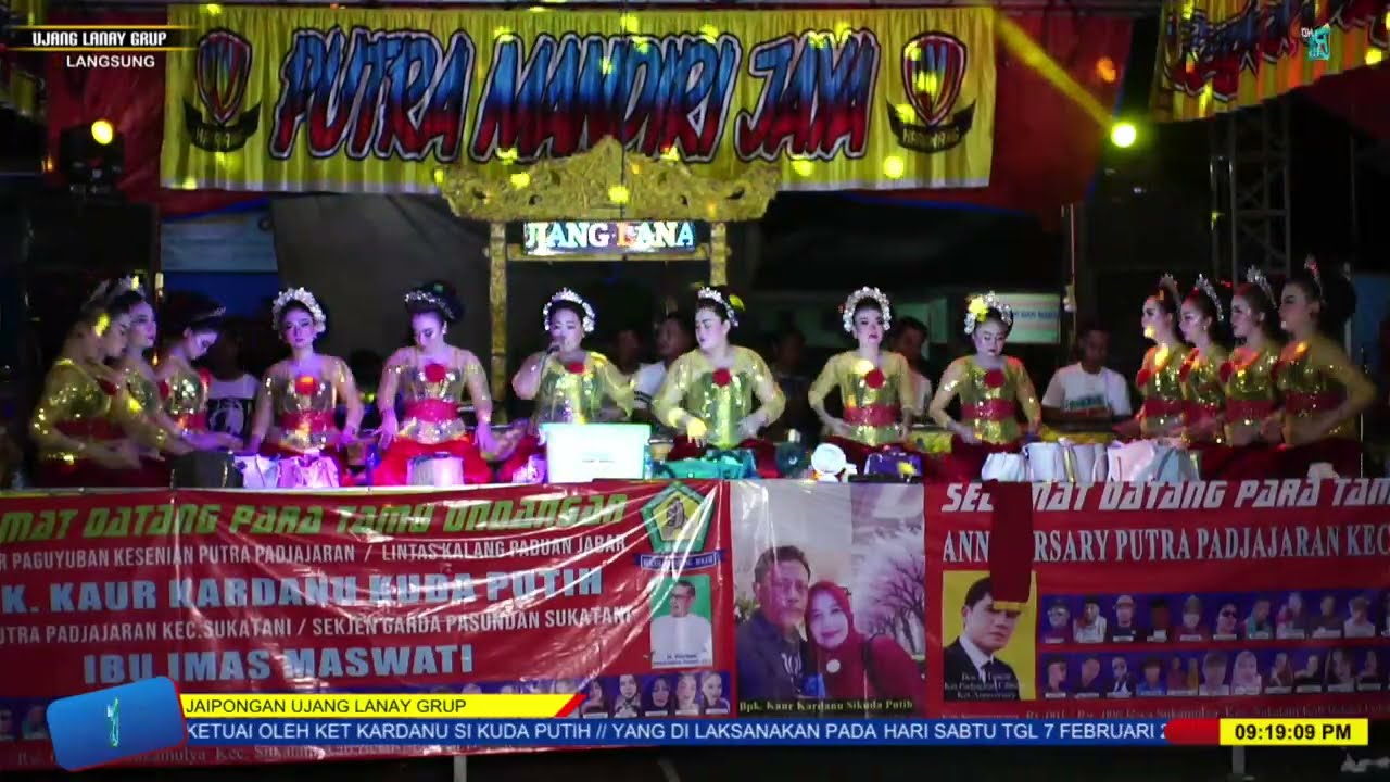 TARI PERSEMBAHAN JAIPONGAN UJANG LANAY GRUP  malam  PART 1