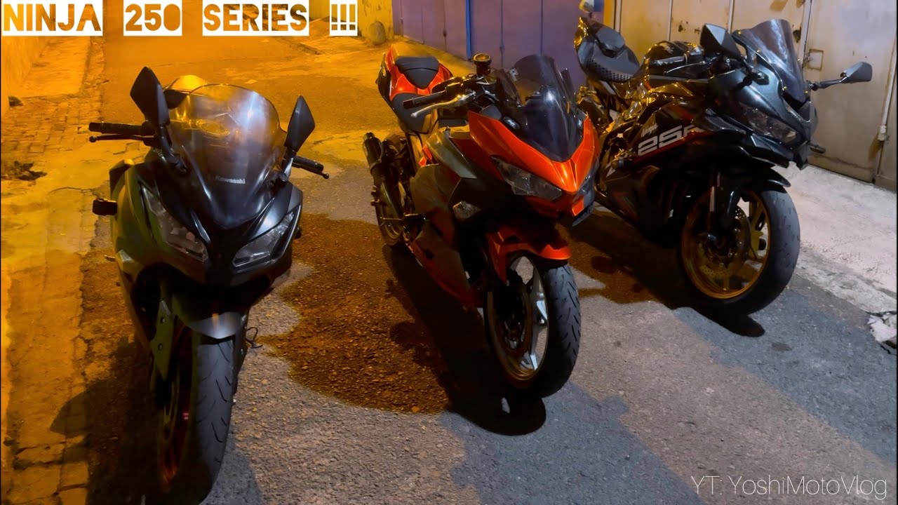 Line Up Kawasaki Ninja 250 Series !!! 