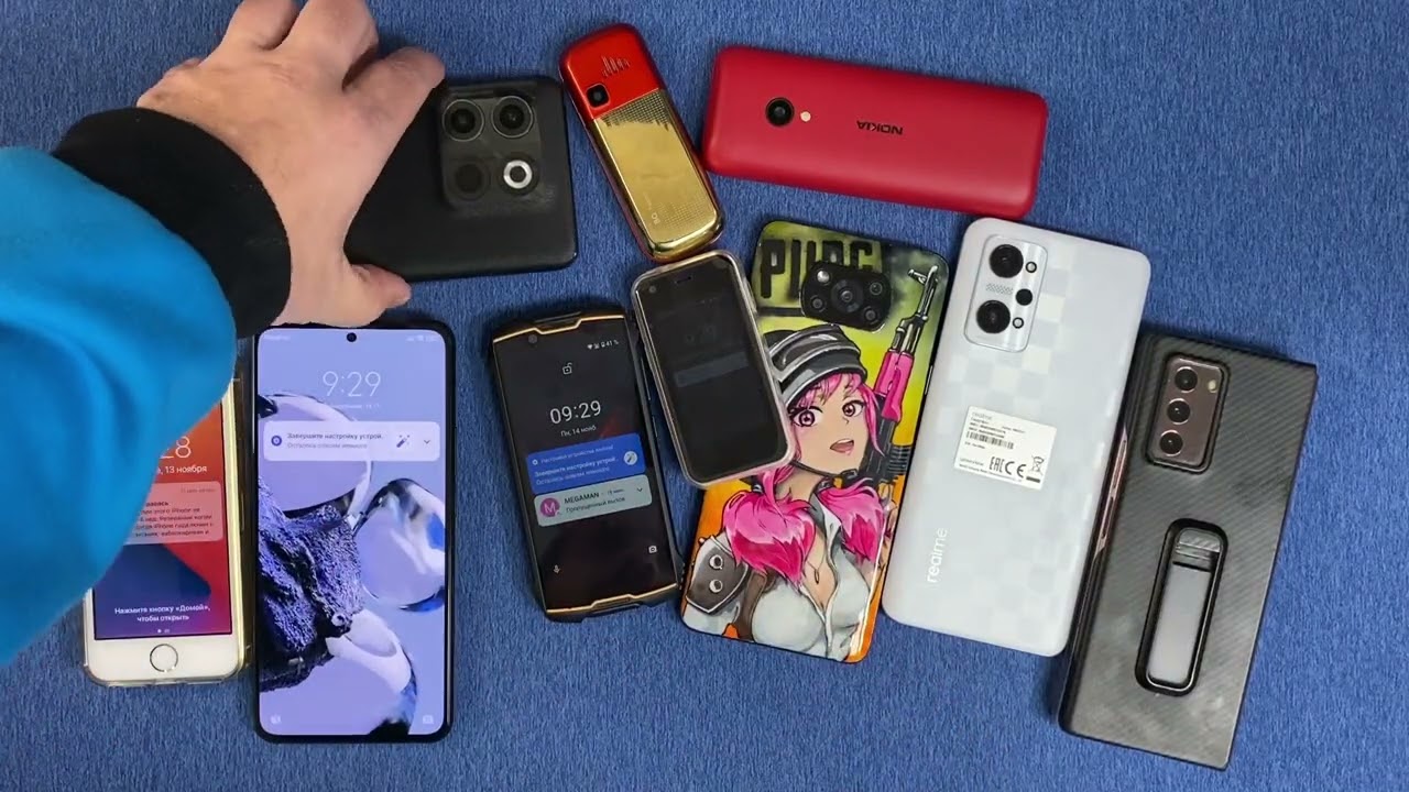 Search for an Alarm Clock 9 phones OnePlus 10T Ace Pro & Xiaomi 12T Pro & Samsung Fold