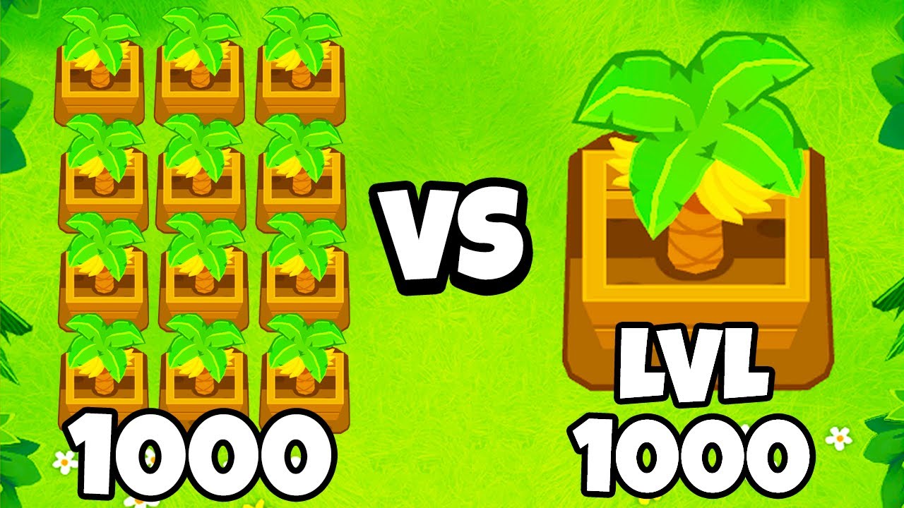 1000 Level 1 Banana Farms VS 1 level 1000 Banana Farm