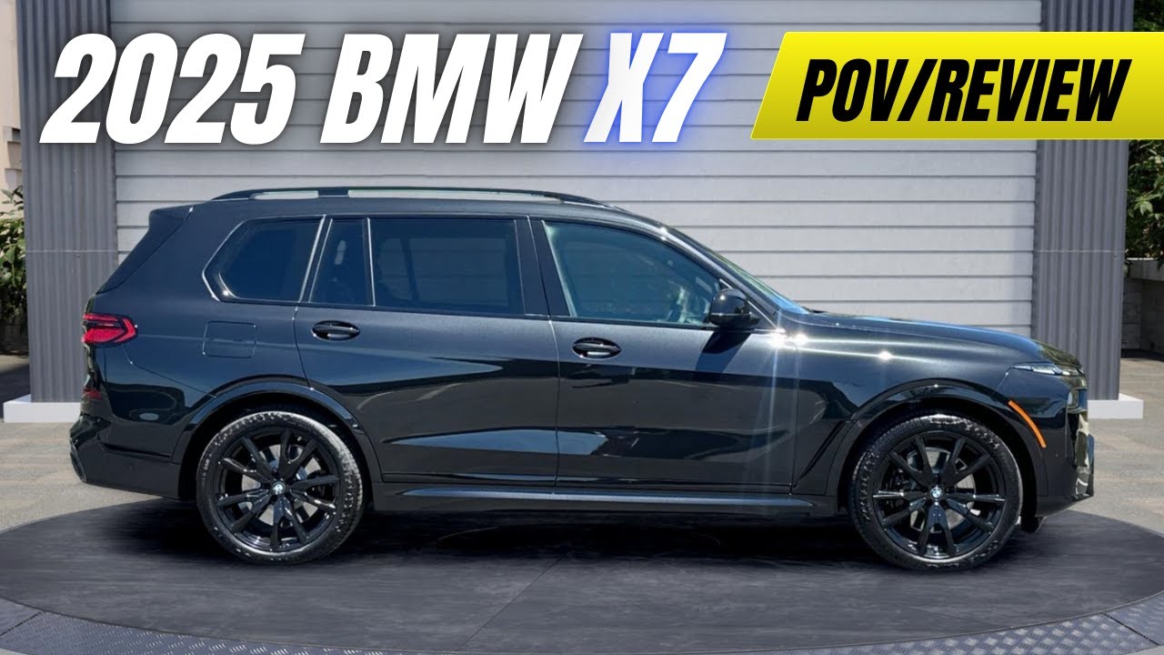 2025 BMW X7 POV Drive Review | Better Than Escalade & GLS? Luxury 3-Row SUV Test
