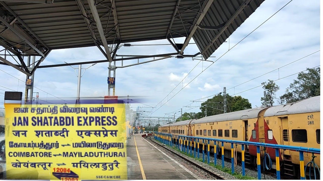 Mayiladuthurai to coimbatore 12083 Janshatabthi express Fulljourney review #train#abivlogs #tnseries
