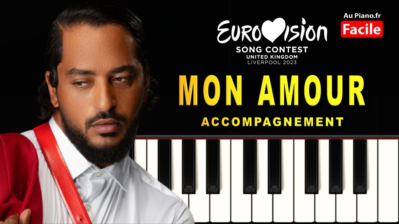 Slimane Mon Amour - Piano Accompagnement Paroles