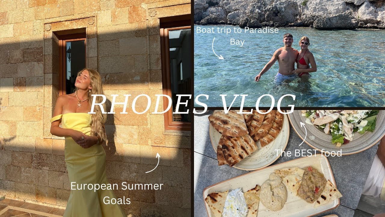 RHODES VLOG 2023 | A dreamy European summer hol