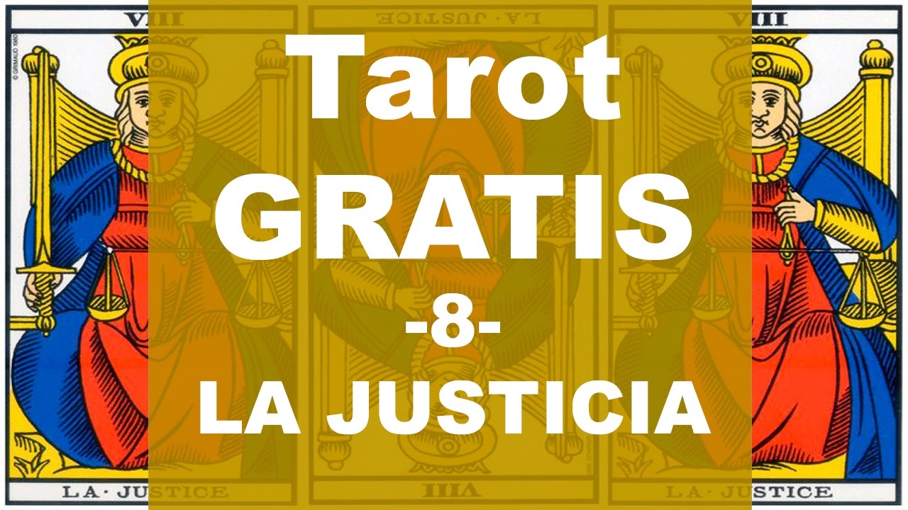 CURSO de TAROT de MARSELLA GRATIS/ 8.  LA JUSTICIA