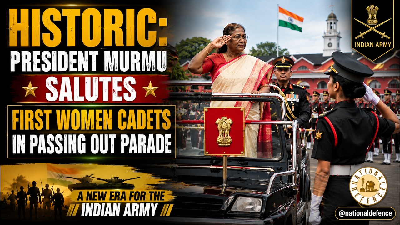 President Murmu Hails First-Ever Women Cadets at IMA Passing Out Parade | Indian Army Future-Ready
