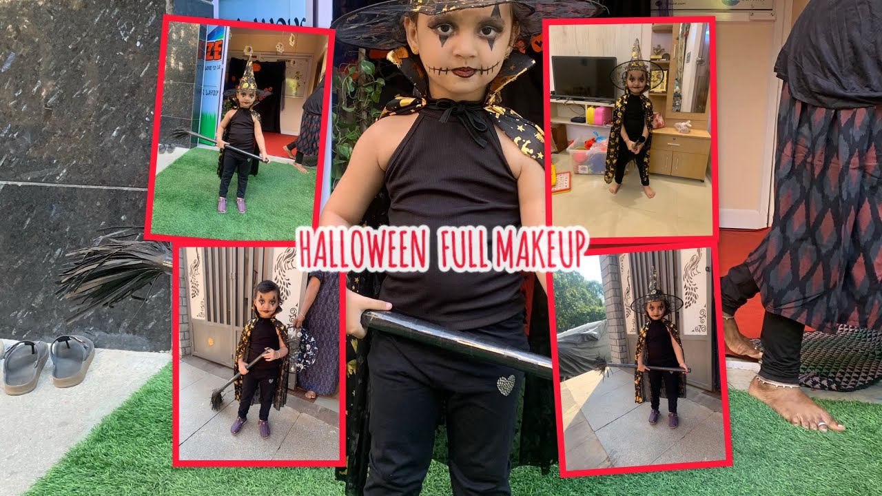 Shivu ka Halloween makeup aur aaj ka vlog 📸