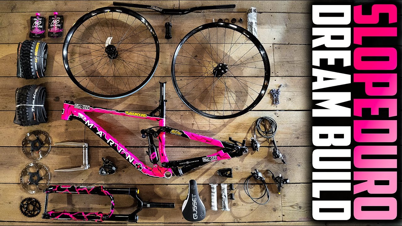 BUILDING MY NEW CUSTOM SLOPEDURO MTB!!