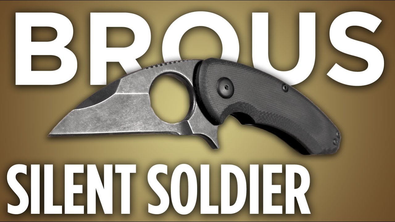 Brous Blades Silent Soldier Flipper G10