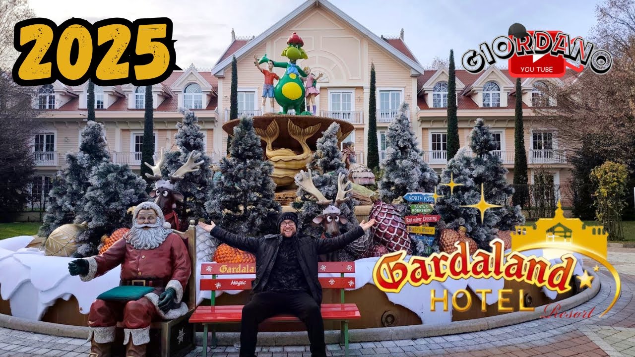 NATALE AL GARDALAND HOTEL 🎅🏨 e Luminarie a Peschiera del Garda 2025