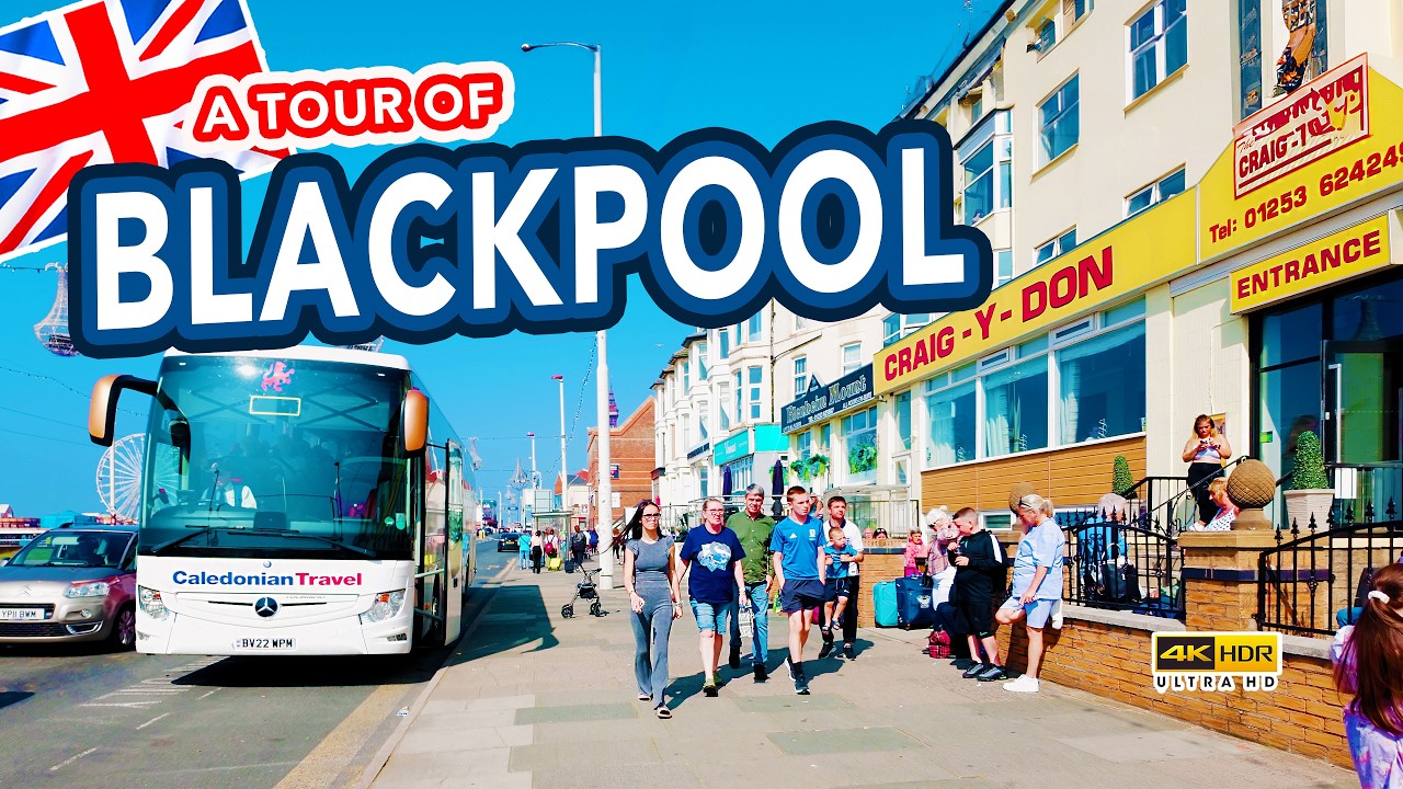 Blackpool | Amazing Tour of Blackpool from Pleasure Beach to Blackpool Tower  | 4K Walking Tour