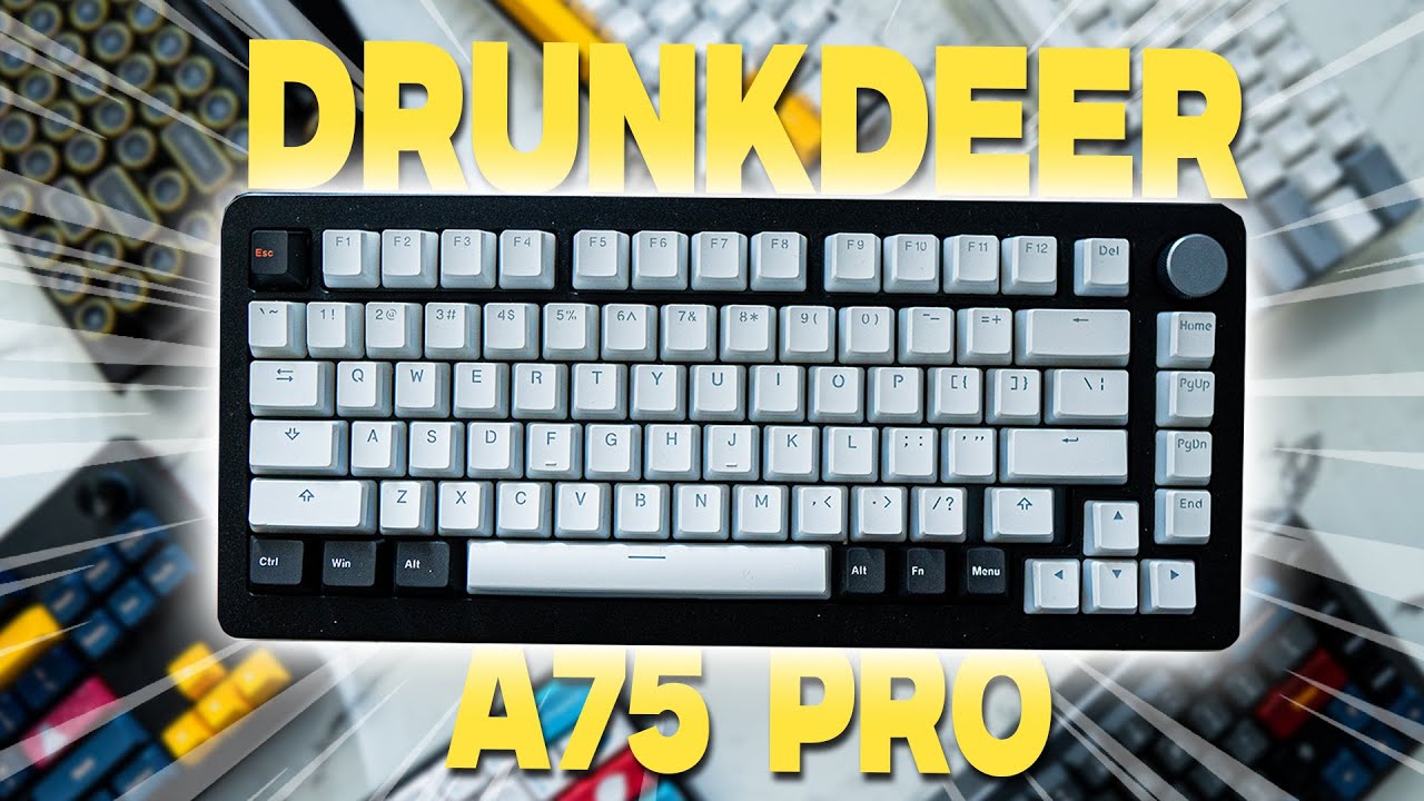 THE DrunkDeer A75 HAS A BIG BROTHER! - Drunk Deer A75 PRO Review!