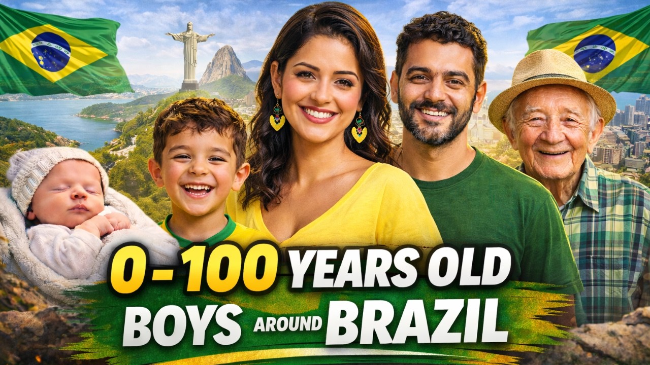 0 To 100 Year Old People In Brazil @Quickdataofficial