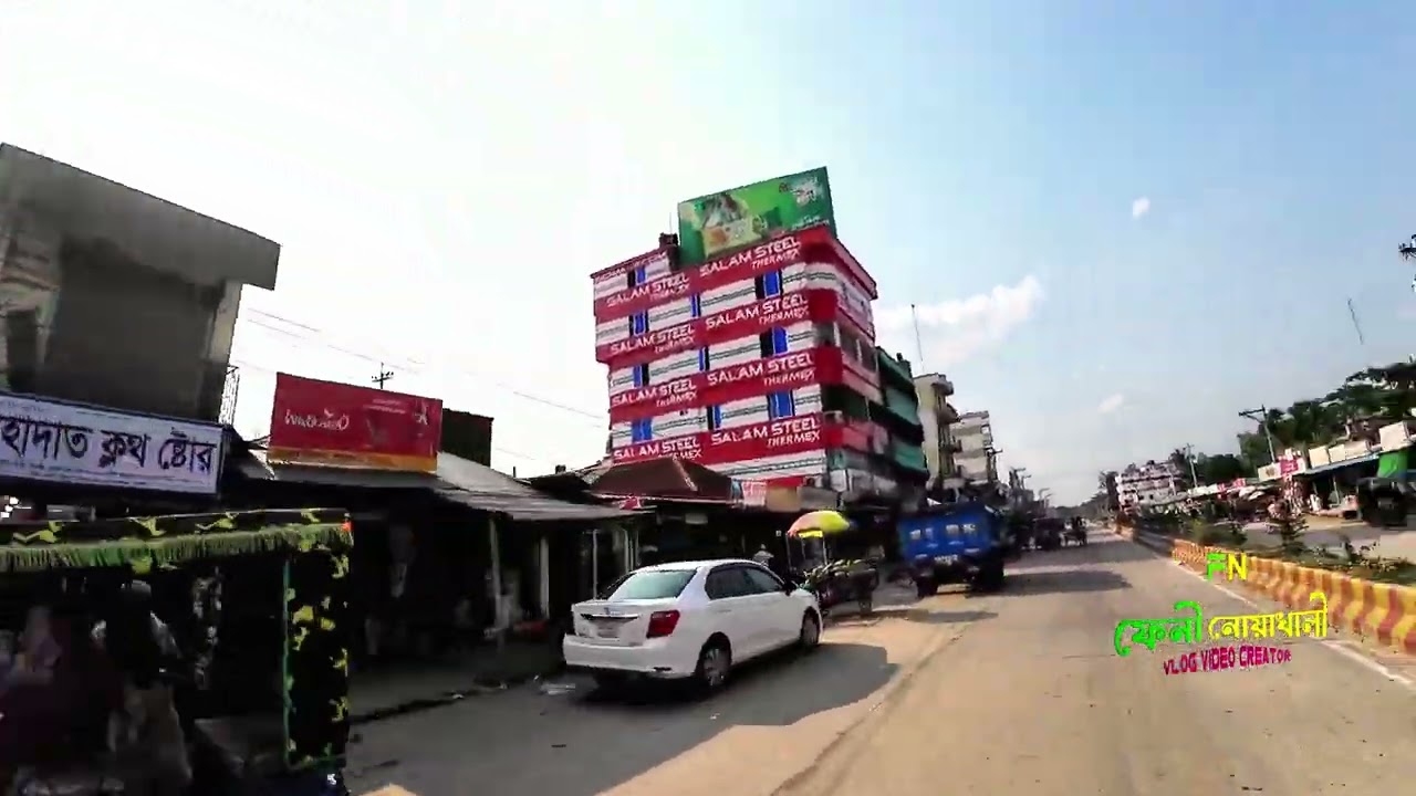 সোনাইমুড়ী বাজার থেকে নাথের পেটুয়া বাজার পযন্ত | কুমিল্লা নোয়াখালী মহাসড়ক | সোনাইমুড়ী এবং মনোহরগঞ্জ