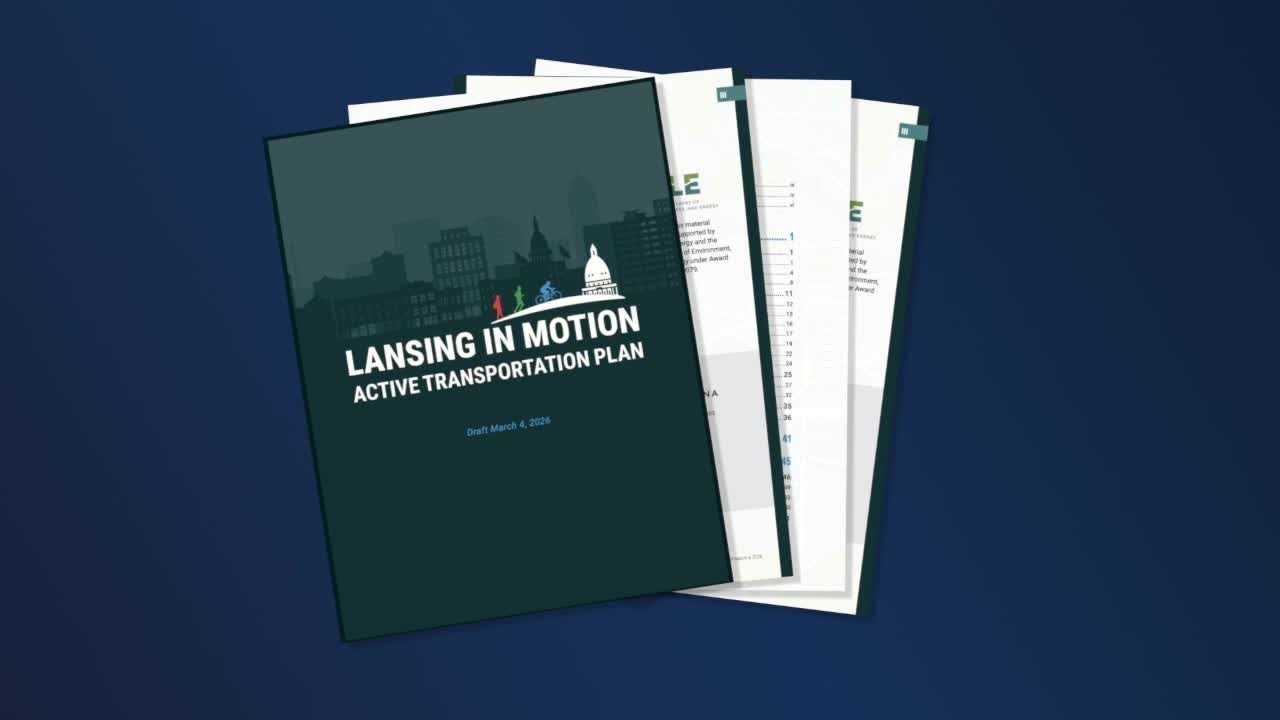 Lansing seeks feedback on 'In Motion' 5-year plan