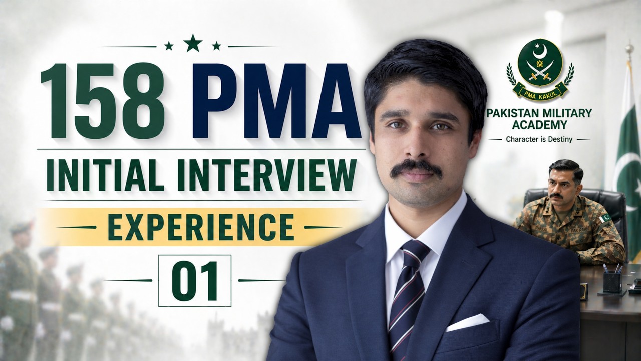 158 PMA Initial Interview Experience-1 | Pak Army Interview Test