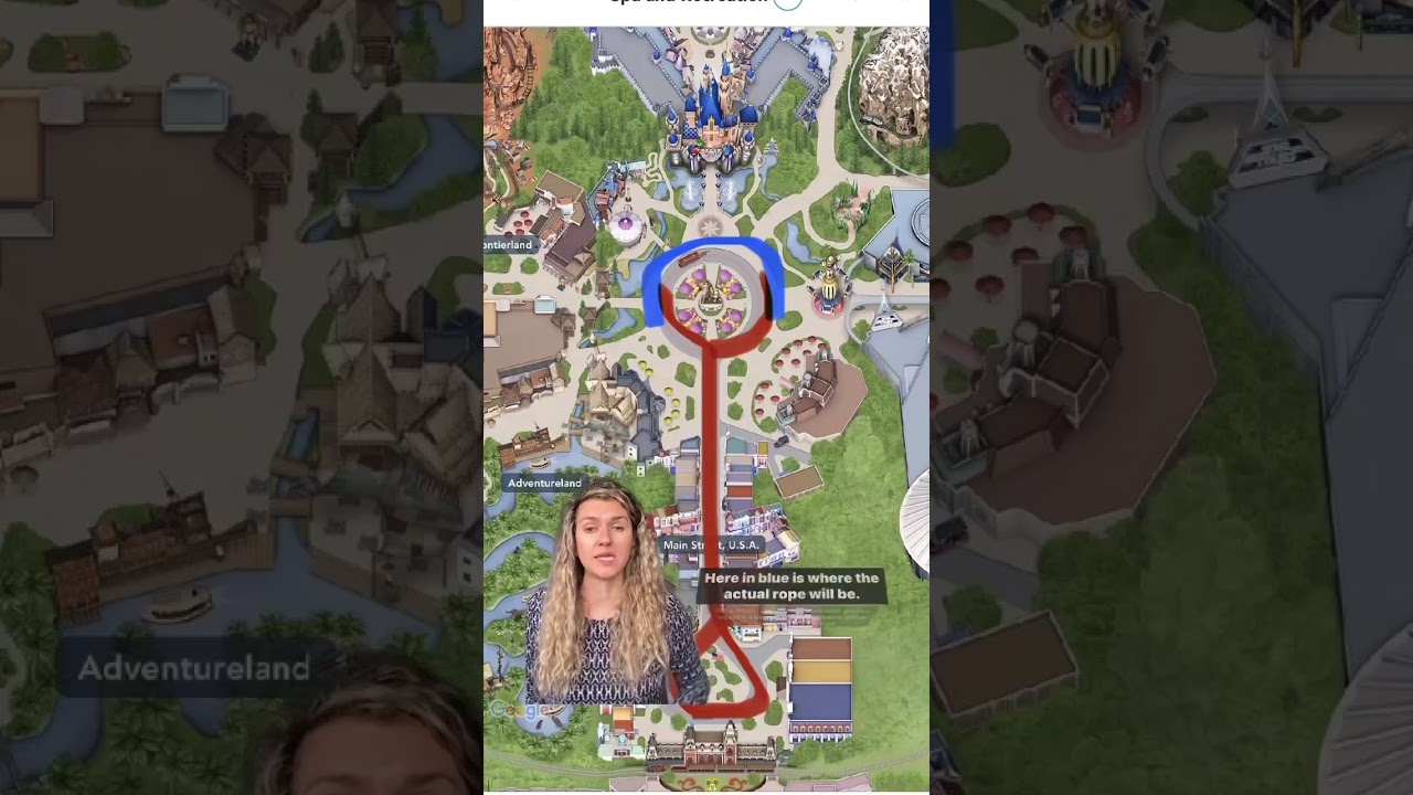 Rope drop explained at Disneyland! #disneyland #ropedrop