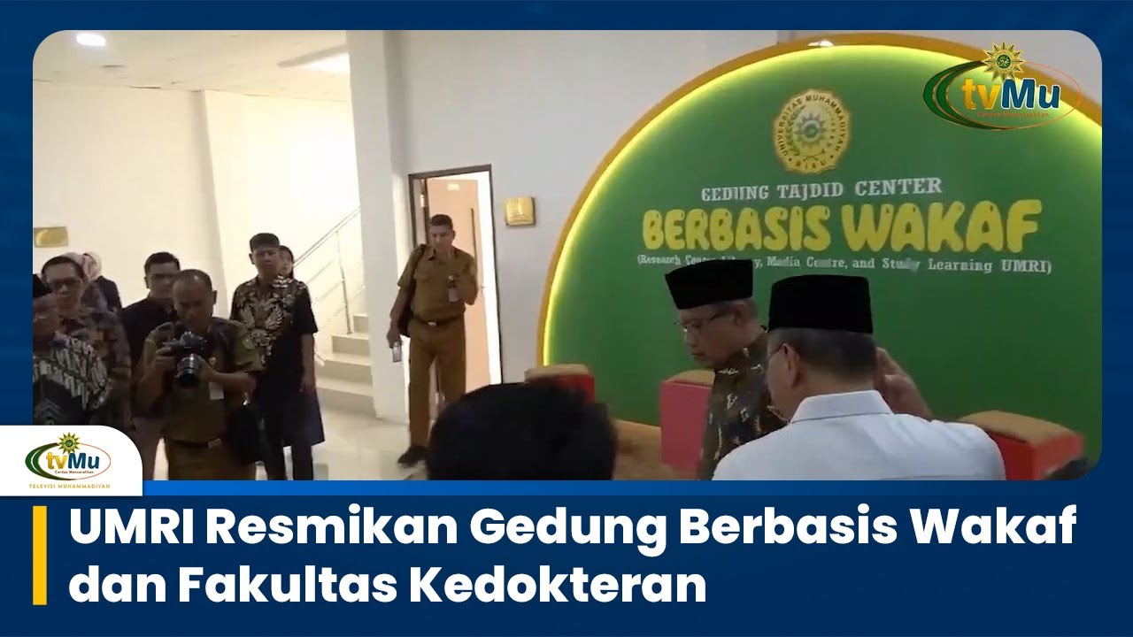 UMRI Resmikan Gedung Berbasis Wakaf dan Fakultas Kedokteran