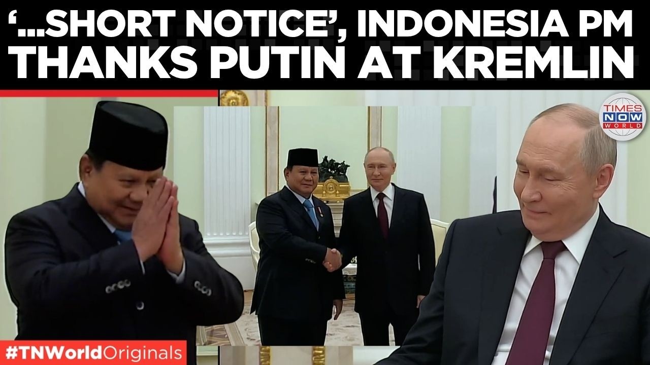 WATCH: Putin Welcomes President Prabowo Subianto At Kremlin, Indonesia Backs Russia
