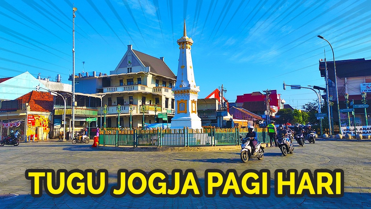 Jalan Pagi ke Monumen Tugu dari Malioboro Jogja