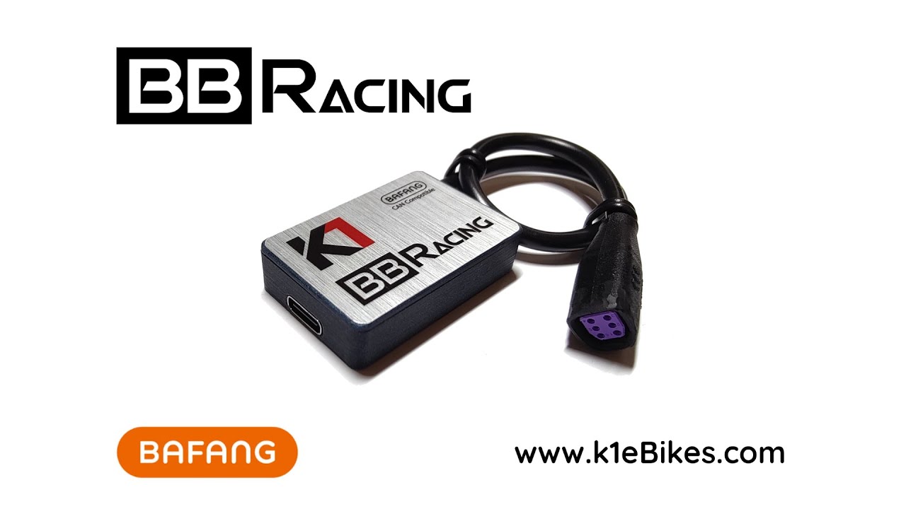 K1 BB Racing - quick introduction. Supports Bafang CAN motors - M500 M510 M600 M560 M820 M620
